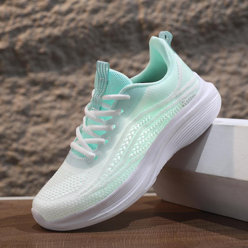 

Женские сверхлегкие сетчатые кроссовки. Летняя удобная обувь для походов, пробежек и занятий в спортзале. 41 зелёный