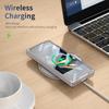 Transparent Clear Magnetic Rotatable Kickstand Phone Case for Galaxy Z Fold 7/6/5/4 with Front Screen Protector