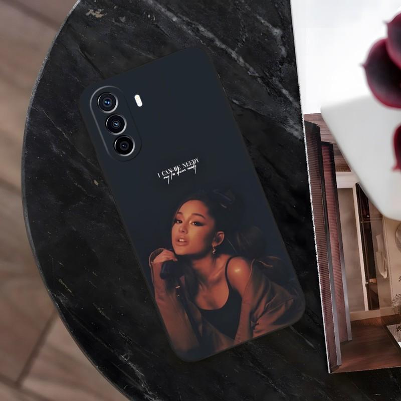 A-Ariana G-Grandes Phone Case For Huawei P50 P40 P30 Mate50 Mate40 Mate30 NOVA10 NOVA9 NOVA8 Pro Plus Black Soft Cover