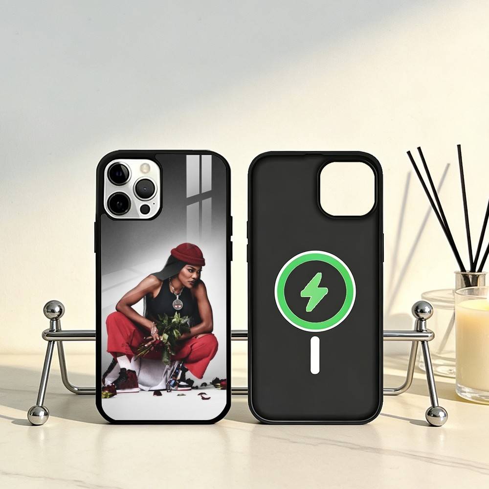 Singer Teyana Taylor Phone Case For iPhone17,16,15,14,13,12,11 Plus,Pro Max Magnetic For Magsafe Wireless Charging