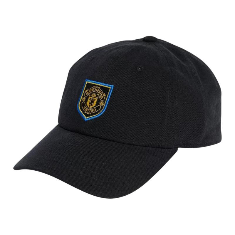 Adidas Cotton Baseball Caps Unisex Black/Tribal Yellow Adidas JV5889