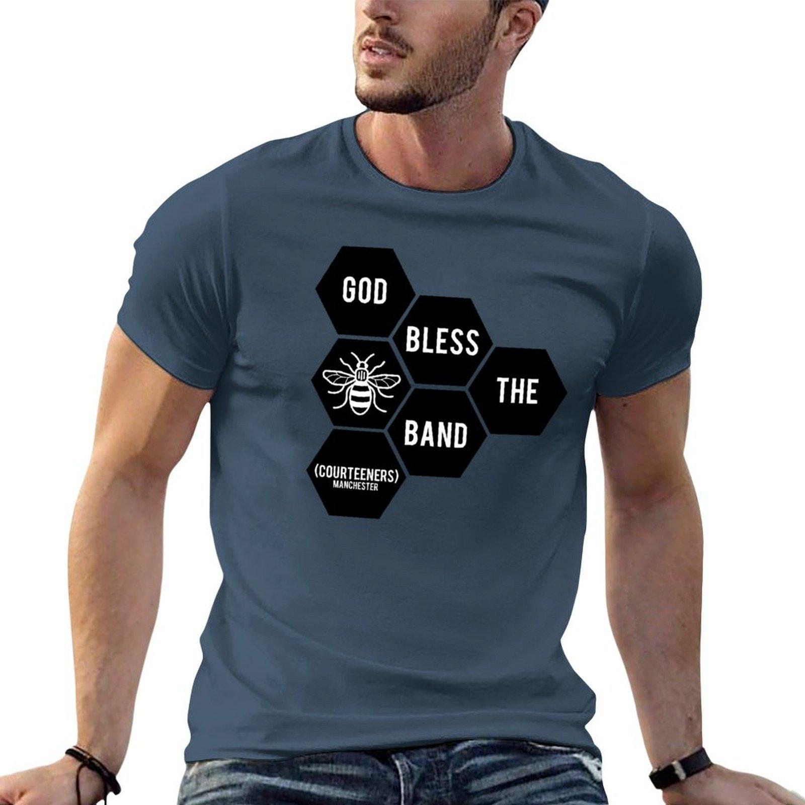 Courteeners  God Bless The Band TShirt man t shirts graphic t shirts for man graphic vintage TShirt S