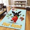 Bing Custom Name Carpet Rug for Living Room Bedroom Home Sofa Decoration,Kids play Non-slip Floor Mat