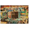 Three Piece Picture Canvas Print Coffee Abstract