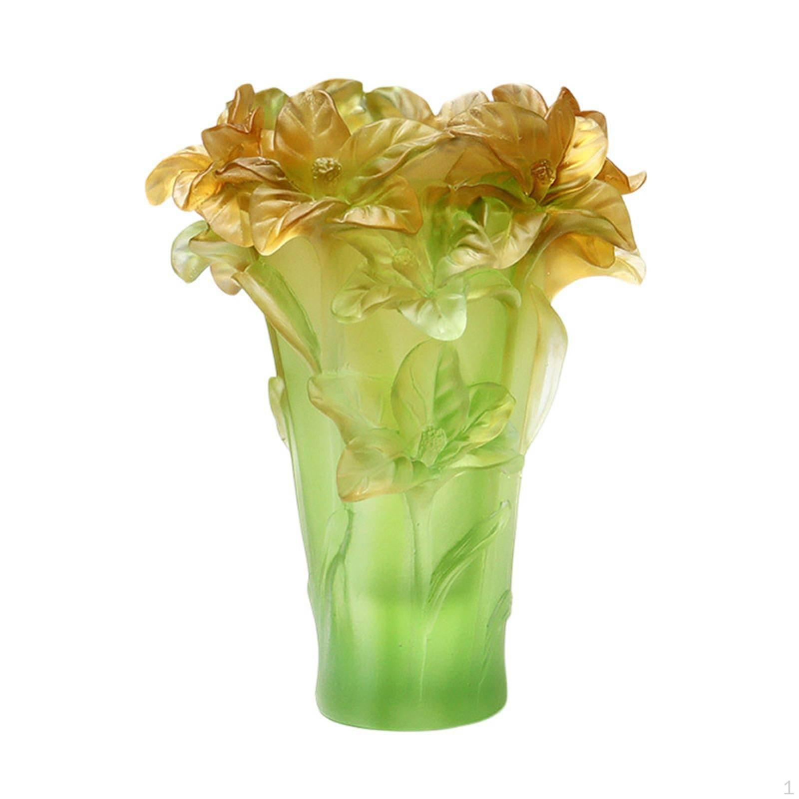 Crystal Flower Vase Elegant Home Decor