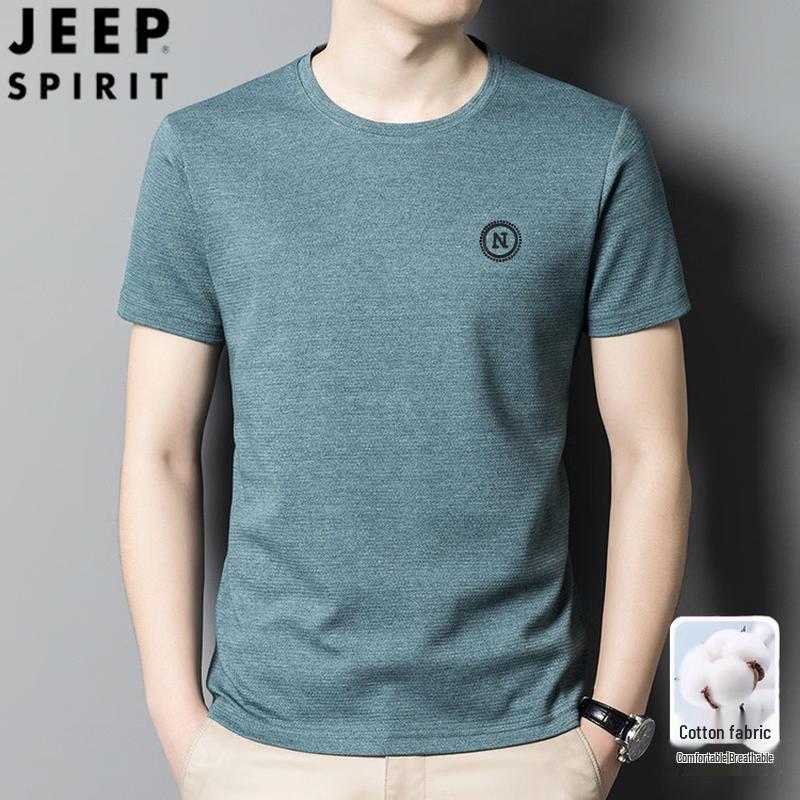 JEEP SPIRIT Men s 2026 Pineapple Print T-Shirt 4XL