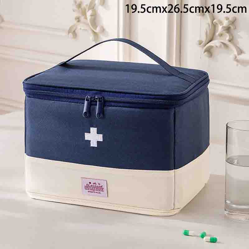 Foldable Portable Medical Bag Multifunctional Medicine Storage Bag Small Medical Bag Going Out Travel Storage Home Emergency Kit