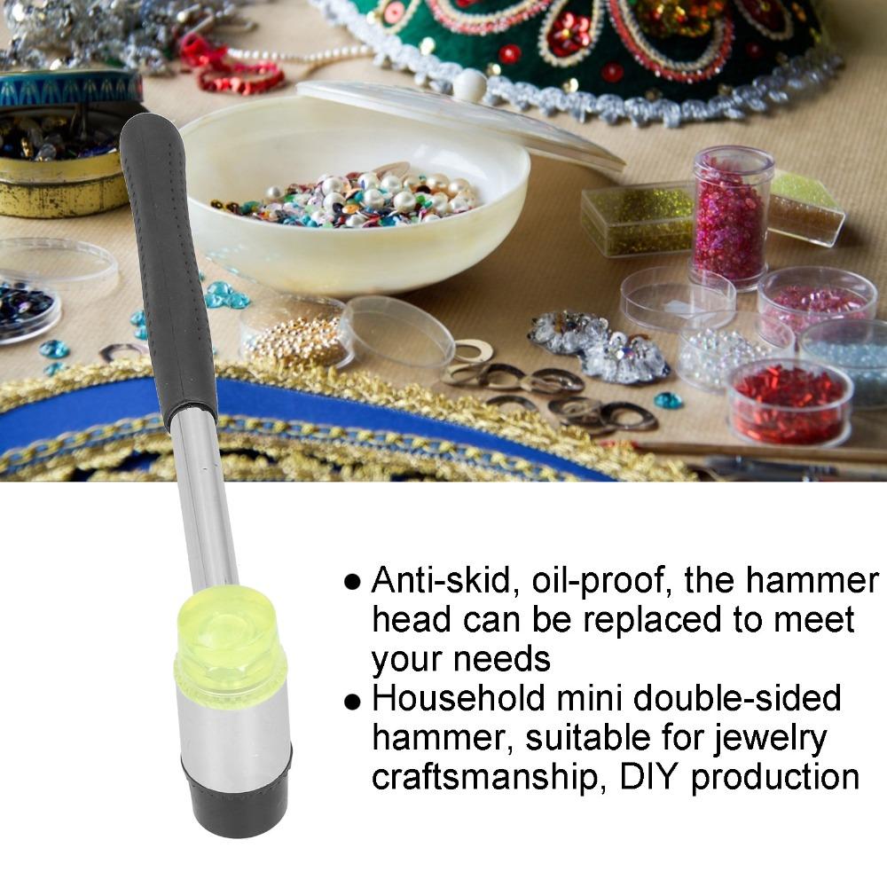 Round head Rubber Mallet Double head Hand Hammer Hand fitting Rubber Hammer  Rubbing printing