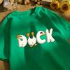 A Simple Pattern In The Shape Of A Duck Unisex T-Shirt O-Neck Fashion Tee Hip Hop Loose Clothing Cotton Unisex Retro Streetwear