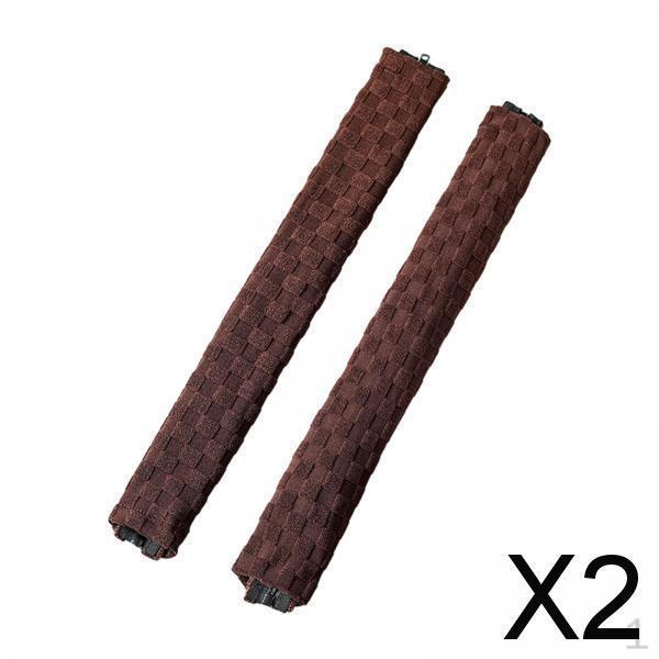 

2xChair Armrest Covers Simple Chair Arm Pad for Office Desk Dark Brown