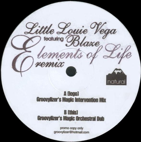 

12inch Record LOUIE VEGA, BLAZE - Elements Of Life (Remix) NONE Not On Label 2001 Italy Dance & Electronica Used