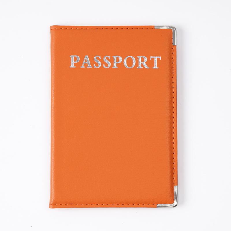 Passport Cover Pu Leather Travel Passport Holder Protector Case Organizer Ticket Document Business Credit Id Cards Wallet