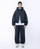 PRINOAR String Single-Pleat Wide Pants - Navy