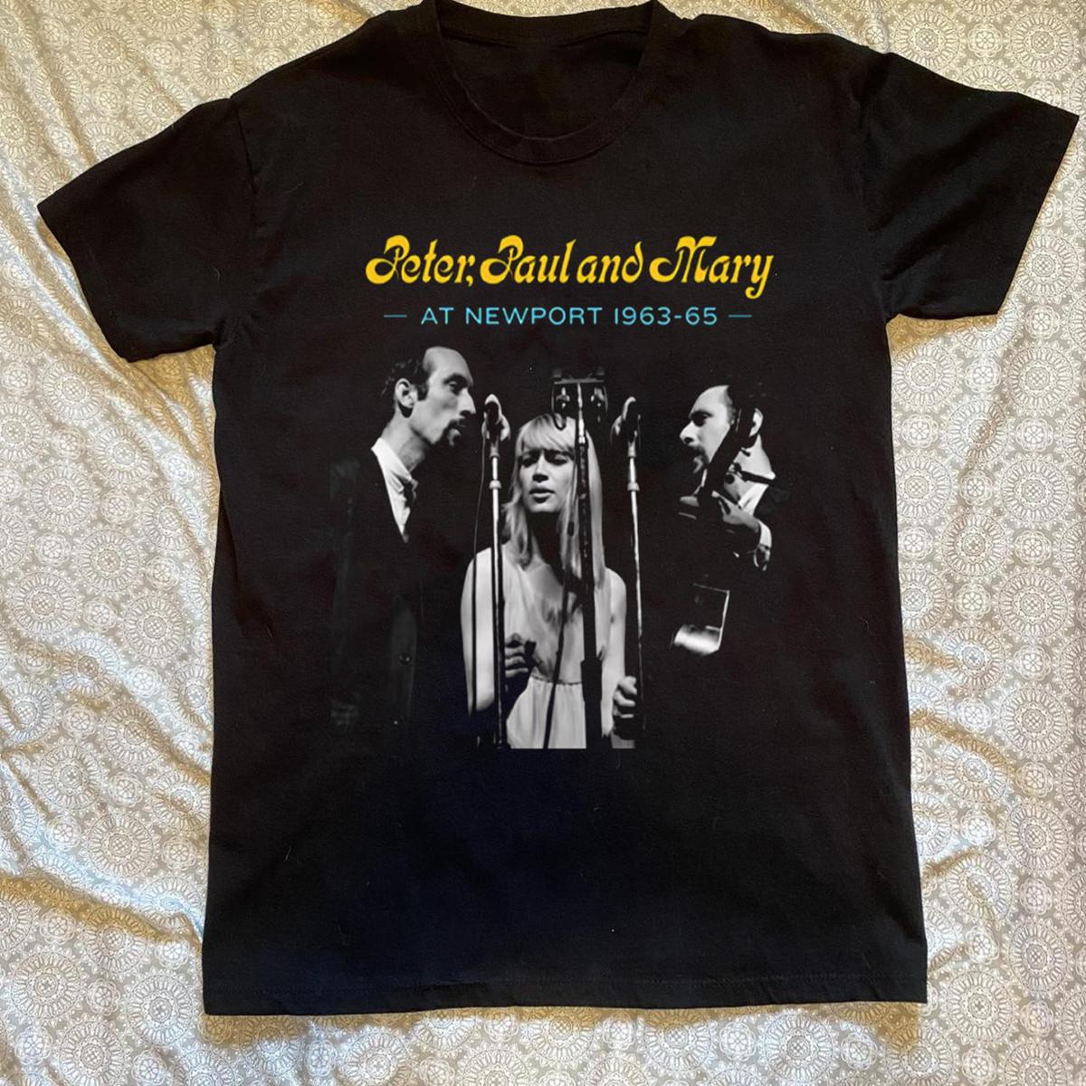 New Peter, Paul and Mary Reprint S-235XL T-Shirt S разноцветный