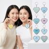 Acrylic Panel Keychain Heart Shaped Key Ring Durable Keychain Pendant  Daily Carry