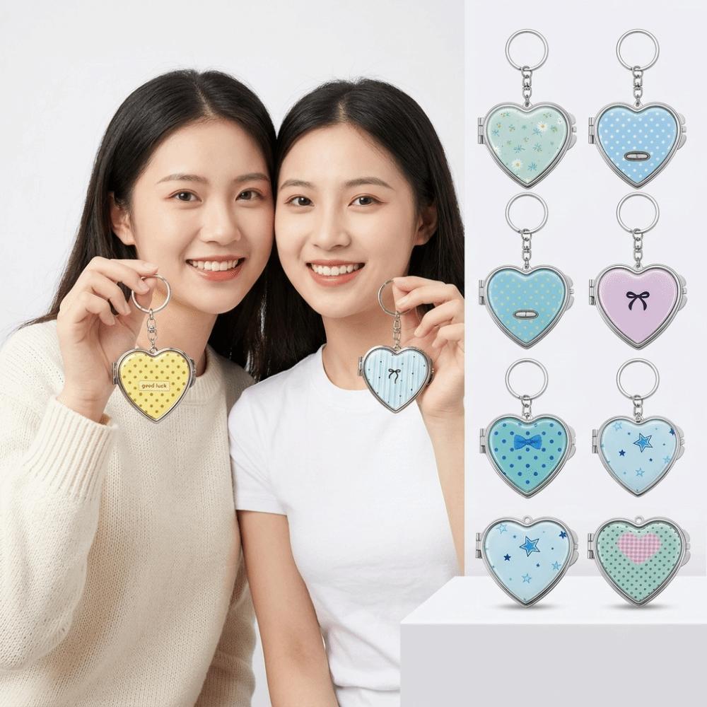 Acrylic Panel Keychain Heart Shaped Key Ring Durable Keychain Pendant  Daily Carry