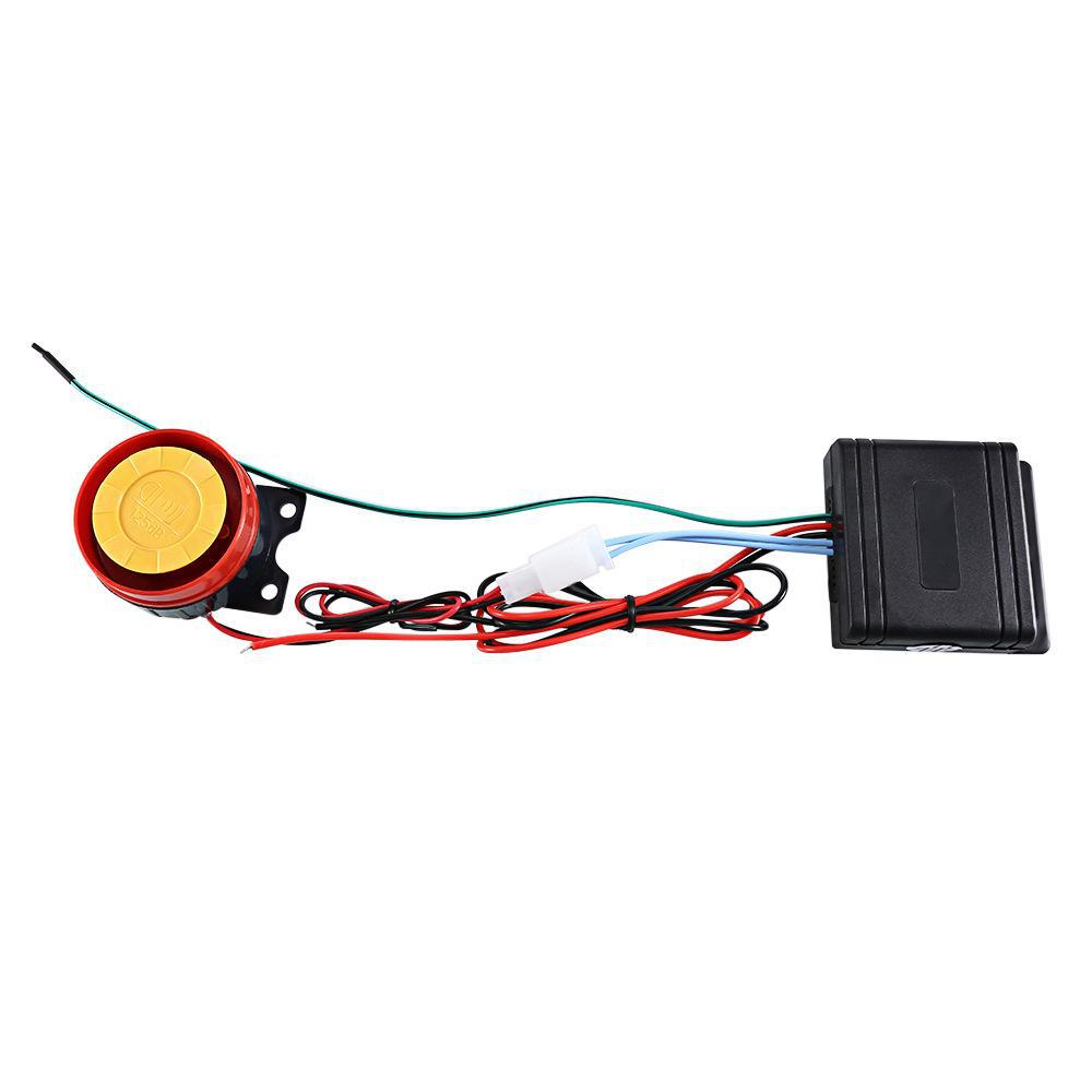 12V Motorcycle Anti-Theft Alarm with Remote Control