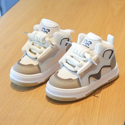 Kinder Frühling Herbst Sportschuhe Jungen Casual Trend Board Schuhe High Top Mädchen Mode Dopamin Laufschuhe Sneakers
