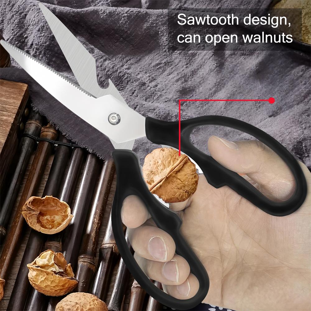 Multipurpose Scissors Kitchen Ergonomic Handle Scissors Kitchen Barbecue Scissors Food Scissors Kitchen Stuff Gadgets Scissors