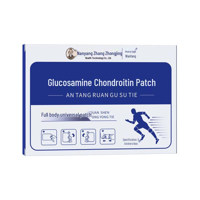 Universal Glucosamine Chondroitin Joint Patch - Mugwort Moxibustion for Shoulder, Neck, Lumbar & Knee with Warm and Cooling Sensation.