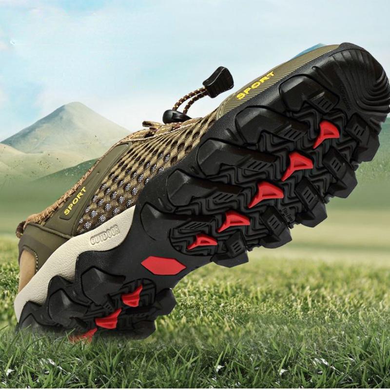 Sandals Men's Sweat Absorbing Deodorant-proof  Shoes Men's Outdoor Sports Hiking Shoes Summer Men's Shoes Breathable  Shoes