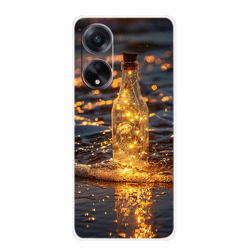 Guscio Morbido Marmo Per Oppo A78 Oppo A18 Custodia TPU Silicone Custodia Telefono Per Oppo A38 A58 Copertura Bordo Trasparente Coque A58X A98 5G Funda
