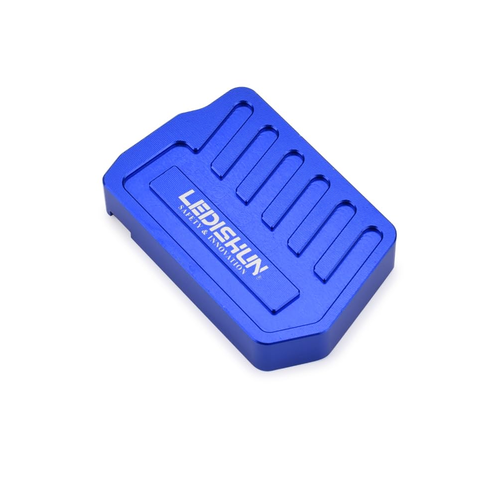 

LEDISHUN Suzuki CNC Aluminum Brake Pedal Extension Base Plate for GSX250R, DL250, GW250, and V-Strom250 (Blue, GSX-250R)