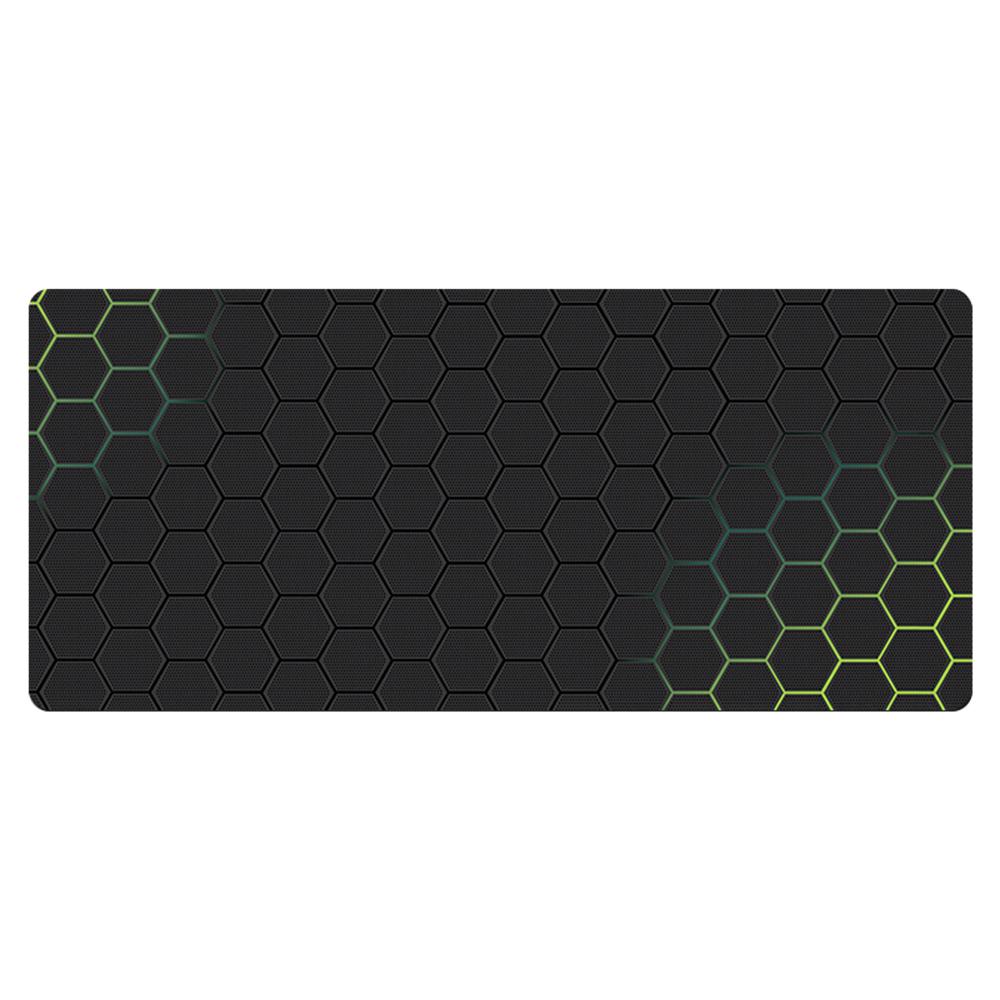 300x700x2mm Large Mouse Pad Honeycomb Pattern Anti-skid Rubber Desktop Mat