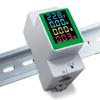 Single Phase Energy Meter Din Rail Electricity Usage Monitors AC50-300Volt 0-100A Voltmeter Ammeter Watt Kwh