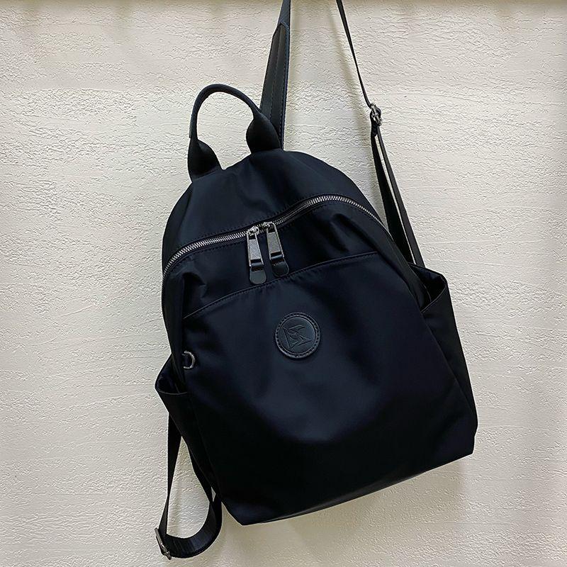 

Backpack Commuter Fashion Oxford Cloth Bag Lightweight All-Match Men s and Women s Backpack Outdoor Mountaineering Travel Carry-on Bag A small-Black 23*12*31cm