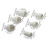PVC Straight Reducing Connector 20/25/32/40mm Garden Irrigation Water Pipe Joint Water Tube Repairing Adapter DIY Shelf Fittings
