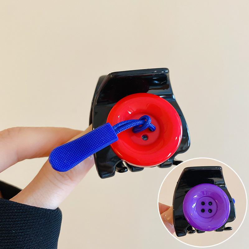 

Креативные двусторонние заколки-крабики для волос для женщин и девушек, милые и симпатичные, черные акриловые, маленькие, в виде акульего зажима, заколки для волос, аксессуары для волос