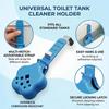 Silicone Toilet Bowl Cleaner Hanger Holder Waterproof Easy Installation Toilet Tank Deodorizer Rack for Office Bathroom