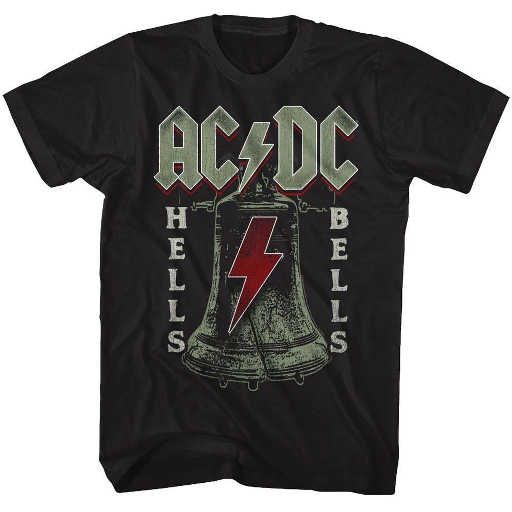 

AC/DC Hells Bells Black Rock and Roll Music Band T-Shirt XL