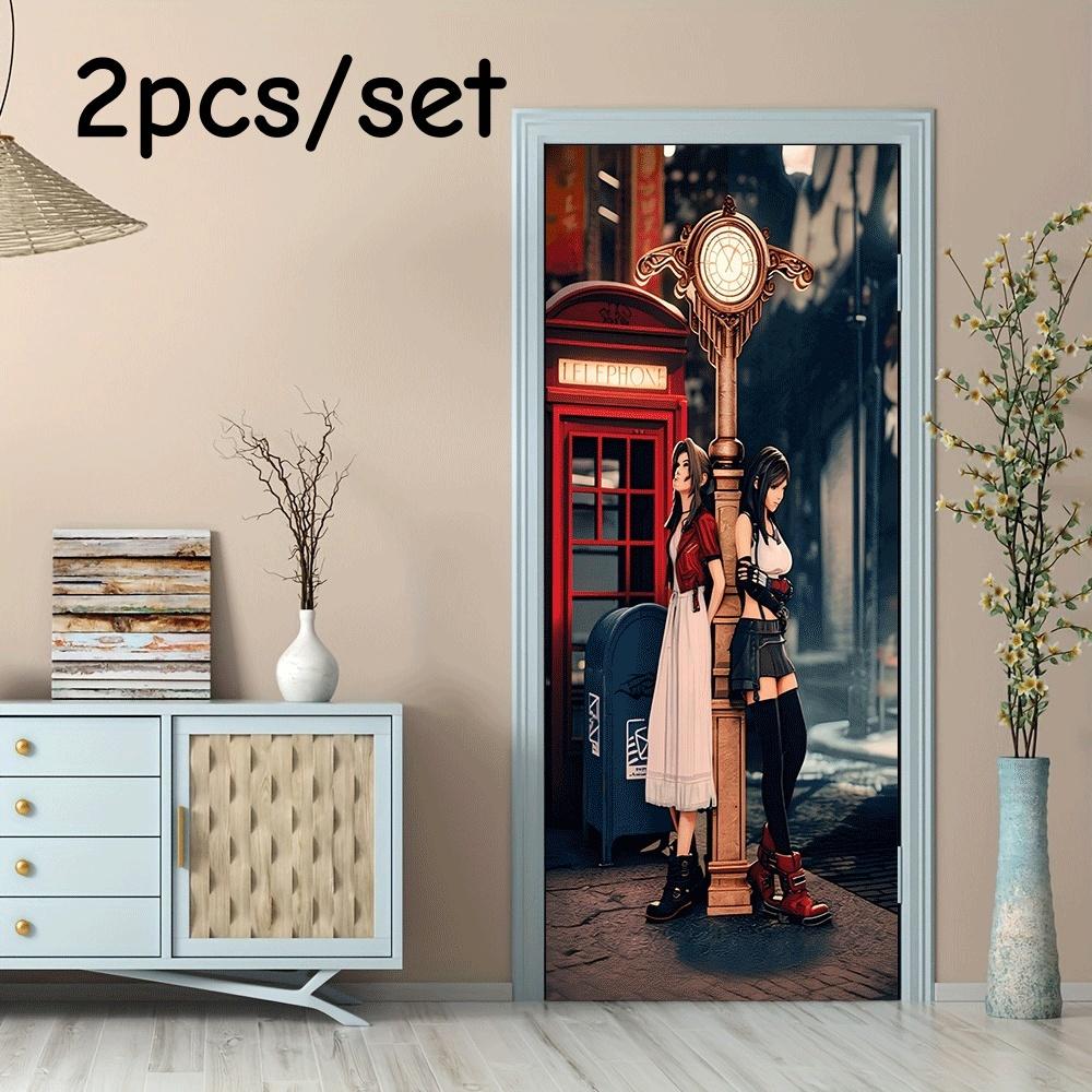 

2pcs is themed around classic game characters and uses high-definition printing technology to create vivid colors and clear deta (as the picture,38.5x200cmx2)