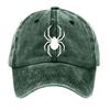 Embroidery Pattern Baseball Hat, Adjustable Back Buckle Retro Distressed Style Baseball Cap, Washed Cotton Fabric Outdoor Sunshade Hat