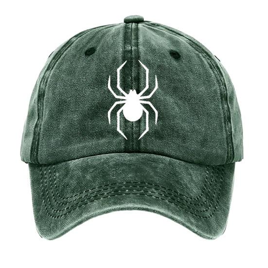 Embroidery Pattern Baseball Hat, Adjustable Back Buckle Retro Distressed Style Baseball Cap, Washed Cotton Fabric Outdoor Sunshade Hat
