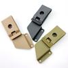 1piece Rotatable KYDEX Sheath Waist Clip Scabbard Clip Sheath Accessories Outdoors Carry KYDEX Sheath Tool with Two Set Screws