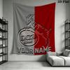 Custom Name FC KÖLN Wall Tapestry Aesthetic Wall Hanging Printed Fabric Blanket Decorative Tapestries for Bedroom Living Room Home Decor
