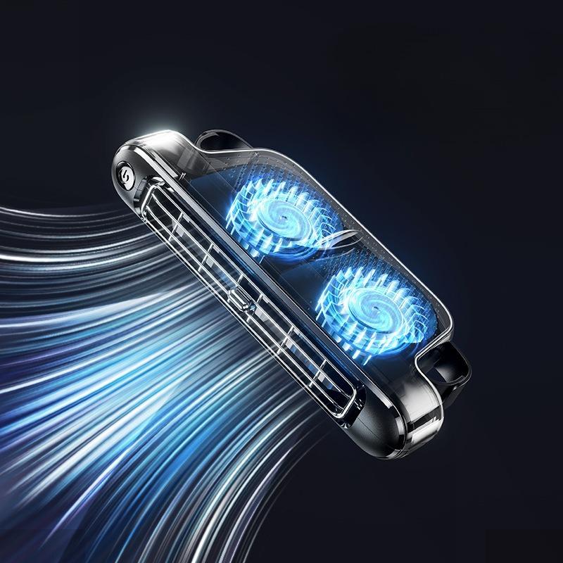Przenośny wentylator samochodowy, 3 prędkości, regulowany wentylator chłodzący zagłówek samochodowy, wentylator chłodzący zasilany przez USB dla przedniego i tylnego siedzenia pasażera