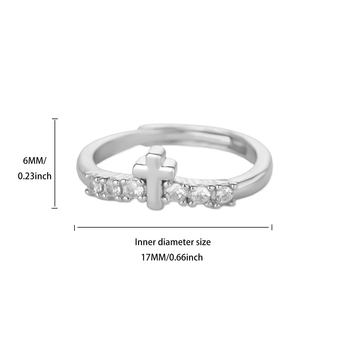 

Red Zircon Shell Stainless Steel Heart Rings 18K Gold-plated Anti Fading Open Ring for Women Jewelry Vacation Accessories Gifts Adjustable