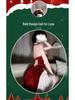 Christmas Bunny Girl Lingerie Costume: Backless Role Play Nightwear Dress