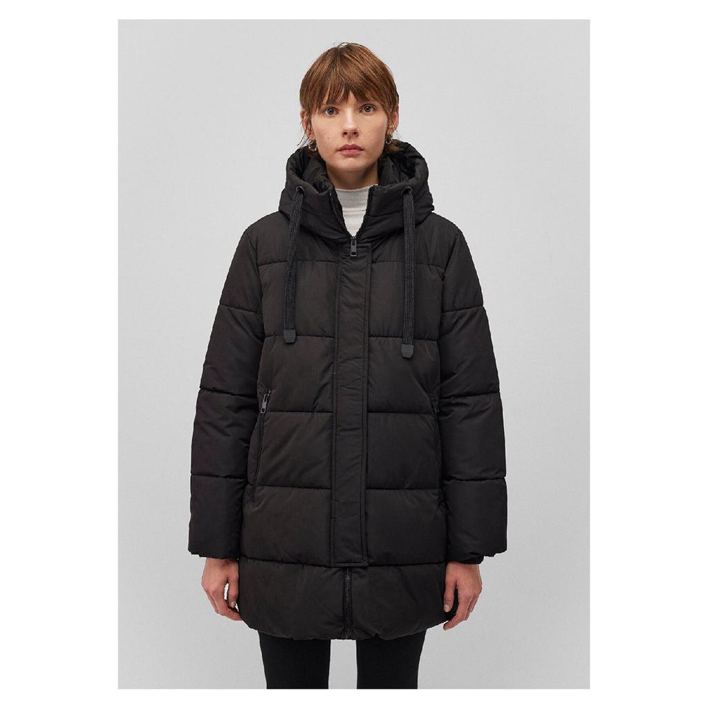 Hooded Beige Puffer Jacket 1110150-70144