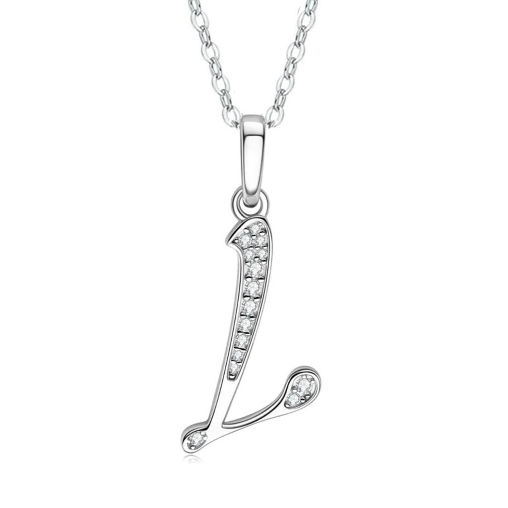 Collar de Acero Inoxidable Con 26 Caracteres Alfabéticos