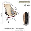 Bärbar Utomhus Hopfällbar Månstol