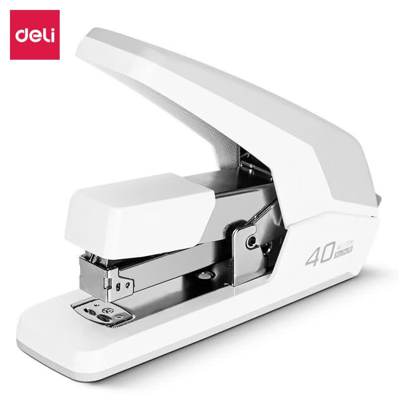 Deli 0478 Effort-Saving Stapler белый