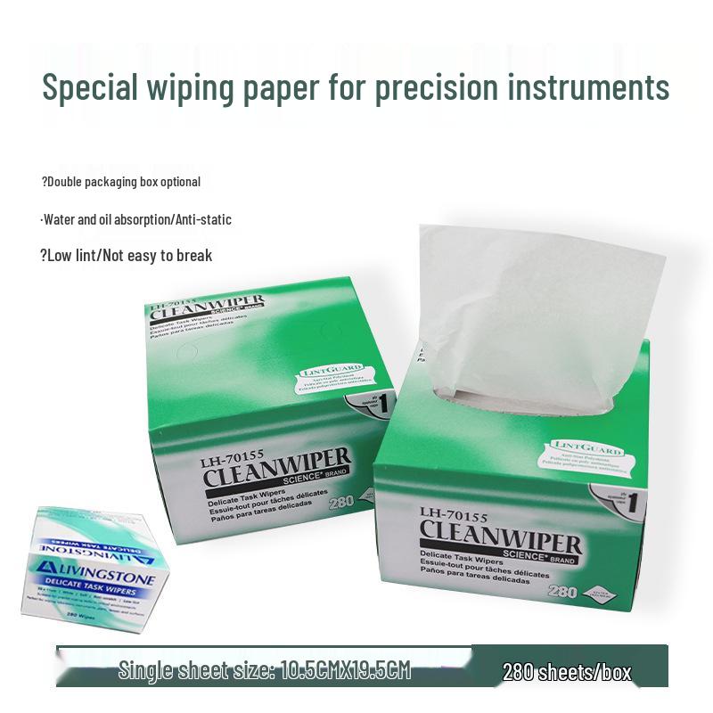 Lanhan Anti-Static Dust-Free Green Box Wipes for Water & Oil Absorption