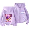 Kpop Demon Hunters Zip Up Sweatshirts Hoodie Coat Children Clothes Kid Girl Boy Sweatshirt Y2k Hoody Baby Casual Top