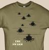 Apache AH-64 attack helicopter T Shirt Army US t-shirt USA Graphic Design tee S - 5XL