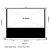 Deli MS500 Floor Pull-Up Projector Screen